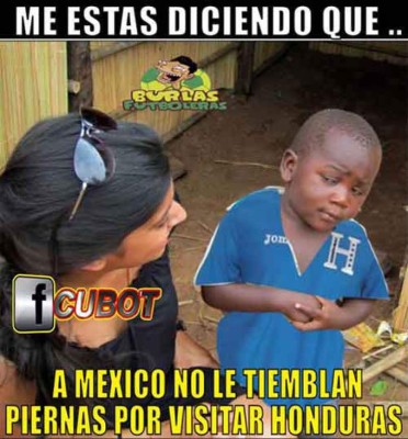 Los ocurrentes memes del partido Honduras contra México