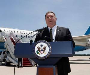 Mike Pompeo, canciller estadounidense. Foto AFP