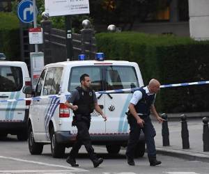 Las explosiones se escucharon en la estación central del metro de Bruselas. (Foto: AFP/El Heraldo Honduras/ Noticias de Honduras)