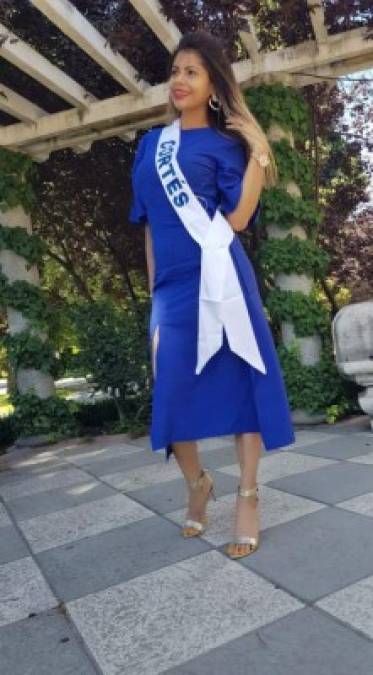 Las bellas concursantes del Miss Independencia Honduras-Madrid 2019