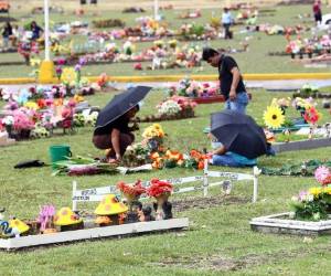 Los cementerios lucen desde ya como jardines ante la visita de decenas de dolientes que llegan a honrar la memoria de sus familiares.