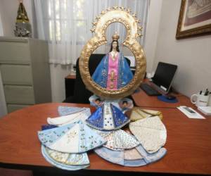 Se ha programado realizar una nueva exposición de las creaciones en honor a la Virgen de Suyapa para el 20 de enero en la catedral Metropolitana de Tegucigalpa (Foto: EL HERALDO Honduras / Noticias de Honduras)