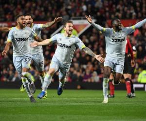 ¡HISTÓRICO PARA EL DERBY COUNTY! El equipo de Lampard eliminó al Manchester United en Old Trafford. Foto: Twitter