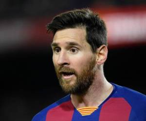 Barcelona, ​​Cataluña: el delantero argentino de Barcelona Lionel Messi hace gestos durante el partido de fútbol de la liga española entre el FC Barcelona y el Levante UD en el estadio Camp Nou de Barcelona, ​​el 2 de febrero de 2020. / AFP / LLUIS GENE