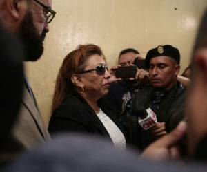 De León estuvo al mando del Registro de la Propiedad entre 2012 y 2015 durante el gobierno del encarcelado expresidente Otto Pérez, quien enfrenta varios cargos de corrupción (Foto: Guatevisión)