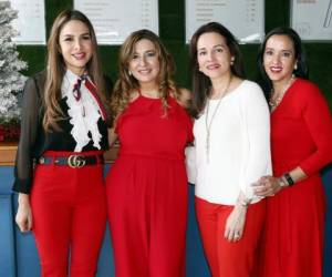 Anna Melissa Paz, Orfa Inestroza, Mirna y Karla Zelaya. Crédito: EL HERALDO/Marvin Salgado