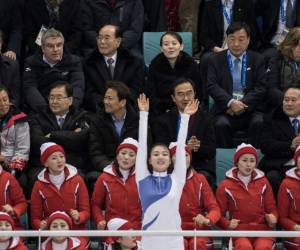 Performers participate in the closing ceremony of the 2018 Winter Olympics in Pyeongchang, South Korea, Sunday, Feb. 25, 2018. (AP Photo/Natacha Pisarenko)