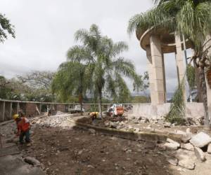 En 70 años de construcción, esta es la primera vez que el Monumento a la Paz será renovado. Foto: Marvin Salgado/EL HERALDO.
