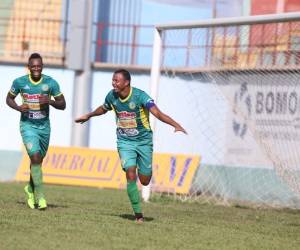 Carlos Ovidio Lanza, jugador estelar del Juticalpa FC y goleador del torneo Clausura.