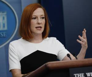 La secretaria de prensa de la Casa Blanca, Jen Psaki.