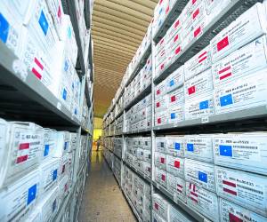 Las maletas que se encuentran en buen estado serán trasladadas a las imprentas.