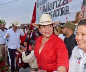 Xiomara Castro, candidata presidencial por Libre (Foto: EL HERALDO Honduras)
