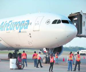 El 27 de abril Air Europa inició operaciones en Honduras. Foto: EL HERALDO