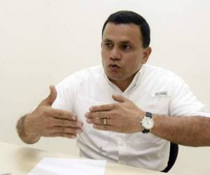 El candidato a la alcaldía de San Pedro Sula por la Alianza de Oposición.