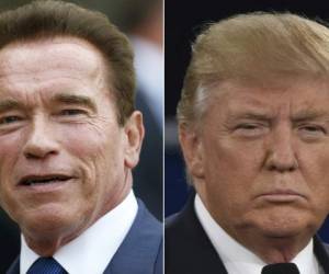 Donald Trump, la 'máquina del ráting', arremete contra Arnold Schwarzenegger (Foto: Agencia AFP)