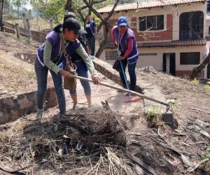 Vecinos se unieron a las autoridades de Salud, Alcaldía e instituciones de gobierno durante la jornada limpieza.