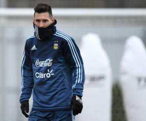 Después del entrenamiento en Moscú para el partido amistoso con Rusia el sábado, el goleador dijo que 'el sueño' de los jugadores de la albiceleste es conquistar la Copa del Mundo. (Foto: AFP/ El Heraldo Honduras/ Noticias Honduras hoy)