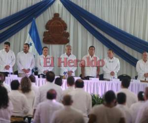 El presidente del Congreso Nacional, Mauricio Oliva anunció que fortalecerán al sistema penitenciario, específicamente los juicios virtuales y grilletes electrónicos. (Foto: David Romero/ El Heraldo Honduras, Noticias de Honduras)