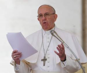 El papa Francisco mientras se expresaba en la Ciudad del Vaticano (Foto: Agencia AFP)