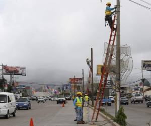 Para esta gran celebración el bulevar Suyapa y alrededores estarán resguardados por más de cinco mil elementos del orden. Foto: Marvin Salgado/EL HERALDO.