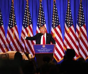 Donald Trump y su polémica comparecencia generó debate en los medios de comunicación mundiales (Foto: Agencias/AFP/ El Heraldo Honduras / Noticias El Heraldo / Noticias de Estados Unidos)