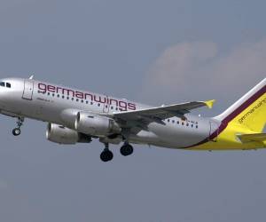 El Airbus A320 que efectuaba el trayecto entre Barcelona y Düsseldorf.
