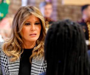 Melania le dijo a la académica que debería estar 'avergonzada' de su comparecencia pública, a la cual calificó de 'muy tendenciosa', y de haber utilizado a un menor para ello. FOTO AFP