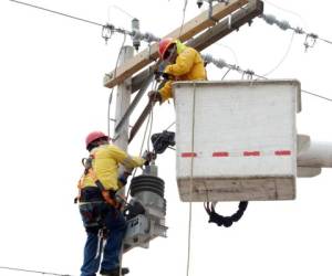 La Empresa Energía Honduras es la encargada de manejar la comercialización y facturación eléctrica. Foto: EL HERALDO.