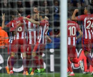 Atlético de Madrid eliminó al Leicester de la fase de cuartos de la Liga de Campeones de Europa (Foto: Agencias/AFP)