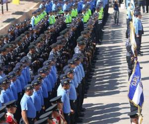 La ceremonia del 134 aniversario de la Policía Nacional se llevó a cabo en las antiguas instalaciones de la ANAPO.