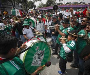 Imágenes del desarrollo del partido.