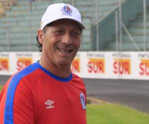 Pedro Troglio, entrenador del Olimpia. Foto archivo EL HERALDO