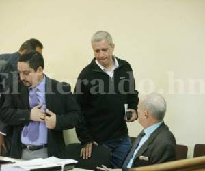 La defensa de Mario Zelaya durante el juicio en los Tribunales.