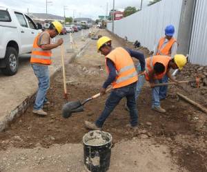Las primeras labores de excavación serán para levantar las columnas de la rampa de acceso, al final del Kuwait.