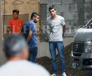 Los sirios cuando ingresaban a los tribunales en Comayagüela. (Foto: Fredy Rodríguez)