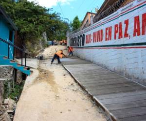 En la colonia Villa Nueva se ejecutó un proyecto de pavimentación por parte de las autoridades de Idecoas. Foto: Cortesía Idecoas.