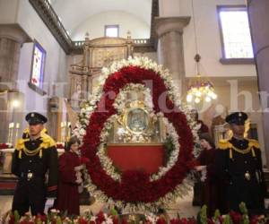 Las diferentes dependencias y unidades de la institución armada celebran a la Virgen de Suyapa (Foto: El Heraldo Honduras/ Noticias de Honduras)