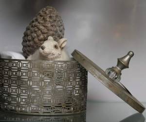 No dude en apostarle a esta cesta de aluminio que con su color y textura nos ayuda a obtener un ambiente otoñal. Foto: David Romero / Noticias EL HERALDO