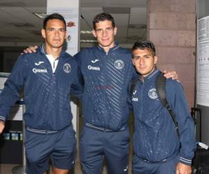 En un vuelo charter, jugadores del Motagua viajaron este lunes hacia Belice para jugar contra Belmopan Bandits de Georgie Welcome. Foto: El Heraldo