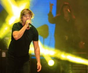 Mario “Pájaro” Gómez con mucha pasión y amor se presentó en el concierto dejando recuerdos inolvidables. Foto: Marvin Salgado