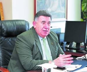 El presidente del Banco Central de Honduras, Manuel Bautista.