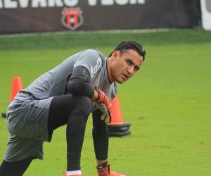 Keylor Navas, portero costarricense del Real Madrid de España.