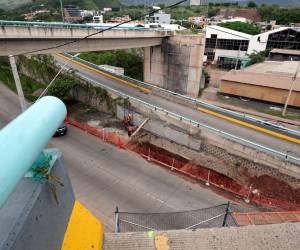 Las obras en el puente Juan Manuel Gálvez avanzan con la fabricación de vigas y la próxima construcción de la columna central.