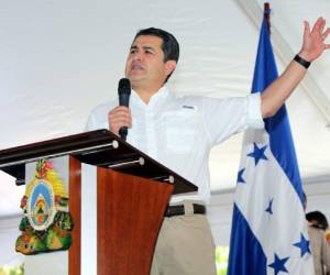 El presidente Hernández dio detalles de su visita a Estados Unidos.