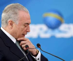 Las primeras filtraciones de esas confesiones involucran al presidente conservador Michel Temer y a varios ministros y legisladores (Foto: AFP/ El Heraldo Honduras/ Noticias de Honduras)