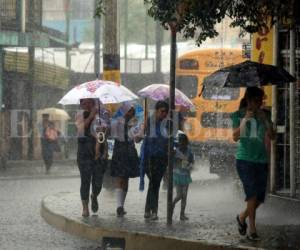 El pasado domingo una fuerte tormenta azotó a la capital de Honduras. Foto: Archivo/ EL HERALDO