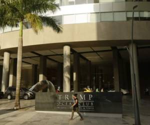 Fachada del hotel Trump International ubicado en Panamá. Foto:AP/EL HERALDO HONDURAS.