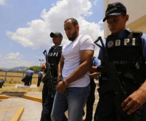 Jairo Aly Arias Mejía fue puesto a la orden de las autoridades tras su captura en San Pedro Sula.