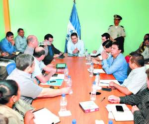 El presidente Juan Orlando Hernández presentó los resultados de su primer año de gobierno a la clase trabajadora.