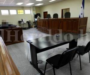 En la sala solo quedaría los miembros del Tribunal, la defensa y la parte acusora (Foto: El Heraldo Honduras/ Noticias de Honduras)
